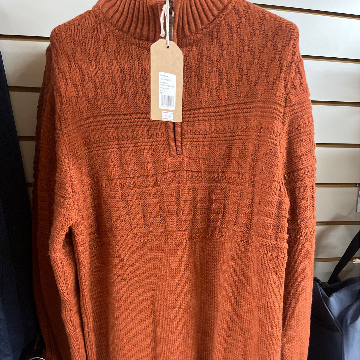 Rust Quarter Zip