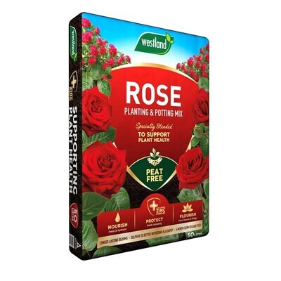 Westland Rose Planting & Potting Mix Peat Free 50L