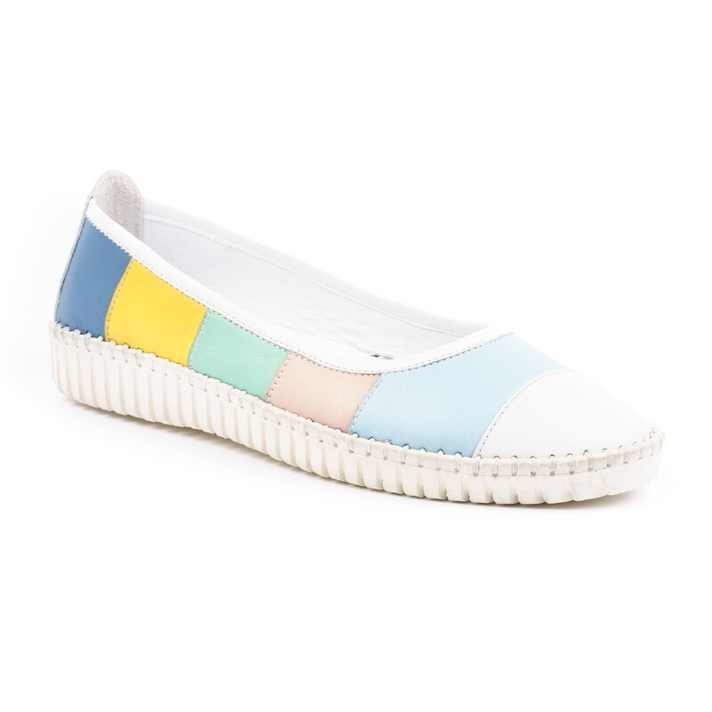 Women's White Spicy Leather Shoe