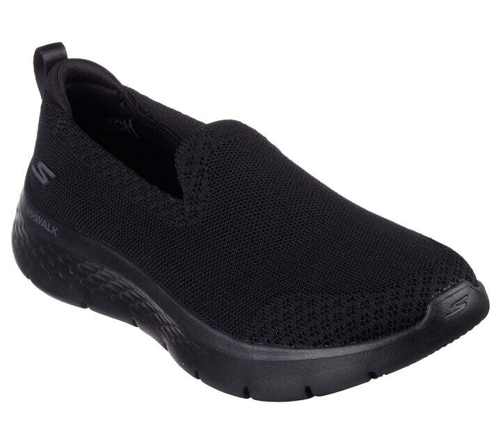 Women's Black Skechers GO WALK FLEX - Bright Summer