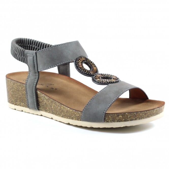 Women's Grey Barwell Sandal