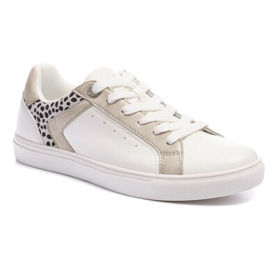 Women's White Aniston Lace Up Trainers