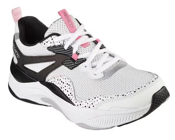 Women's White, Black & Pink Mira - Big Praise