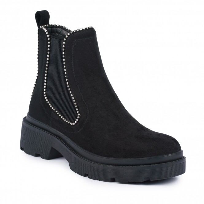 Women's Black Rebound Ankle Boot