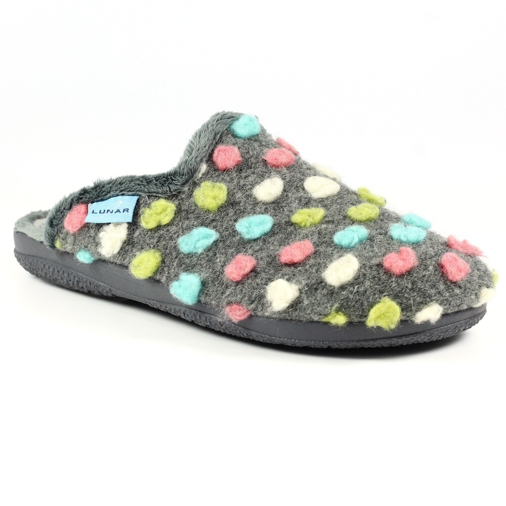 Women's Grey Montreal Mule Slipper