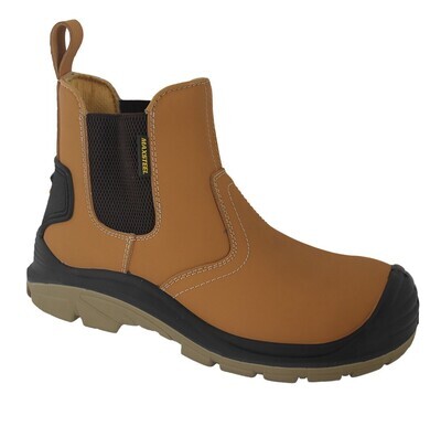 Unisex Brown Slip-On Pelton Chelsea Dealer Boots