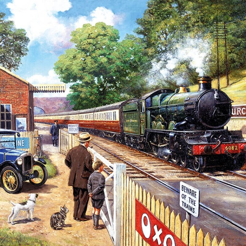 Kevin Walsh | Train Spotting 1000 Piece Jigsaw Puzzle