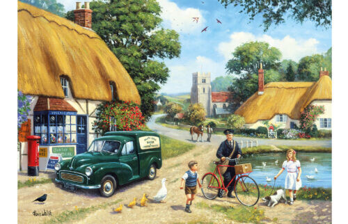 Kevin Walsh | Village Post Man 1000 Piece Jigsaw Puzzle