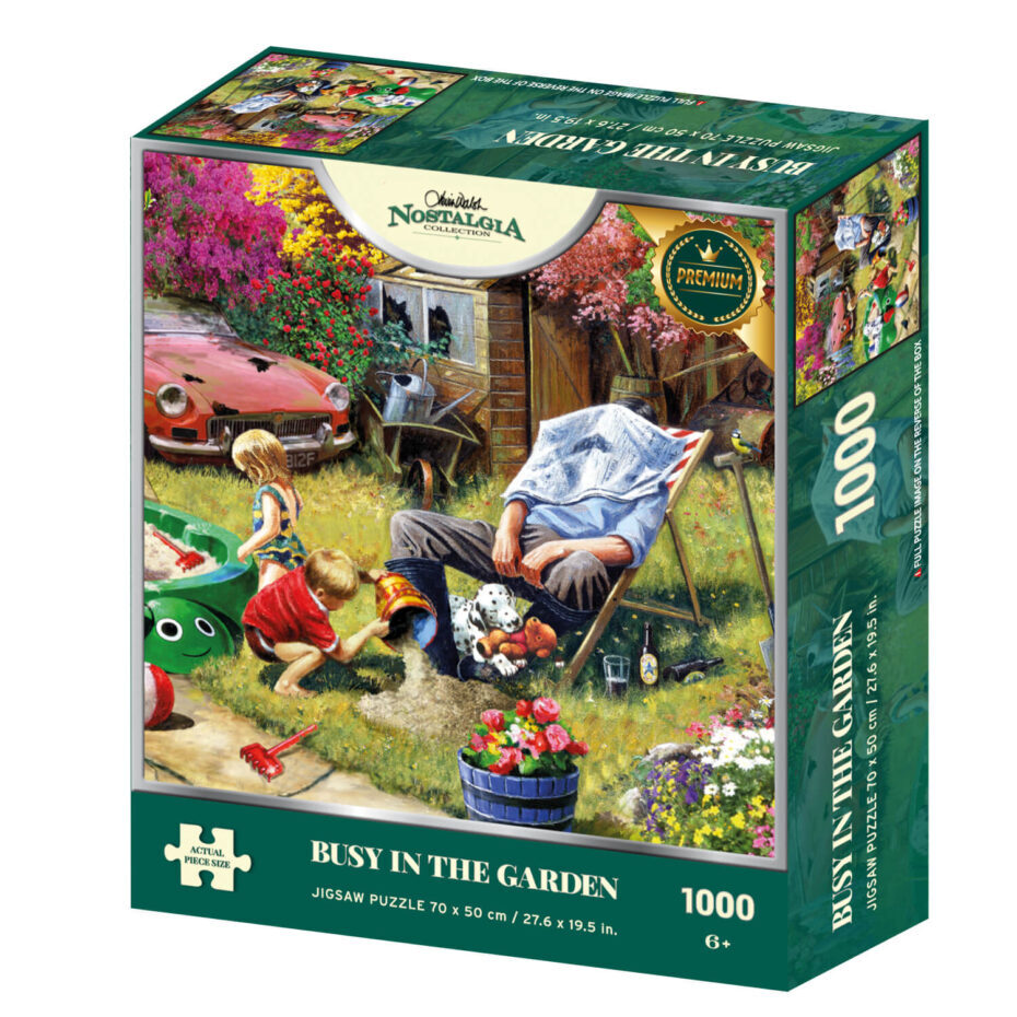 Kevin Walsh | Busy In The Garden 1000 Piece Jigsaw Puzzle