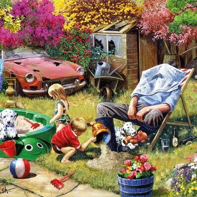 Kevin Walsh | Busy In The Garden 1000 Piece Jigsaw Puzzle