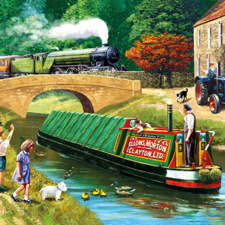 Kevin Walsh | Rail & Canal 1000 Piece Jigsaw Puzzle