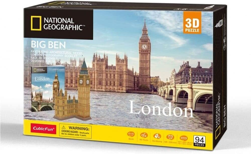 University Games | Nat Geo Big Ben 3D Puzzle