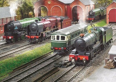Hornby | The Engine Shed 1000 Piece Jigsaw Puzzle