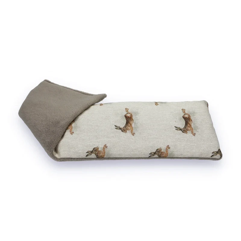 WBC | Lavender Scented Duo Fabric Wheat Bag - Running Hare