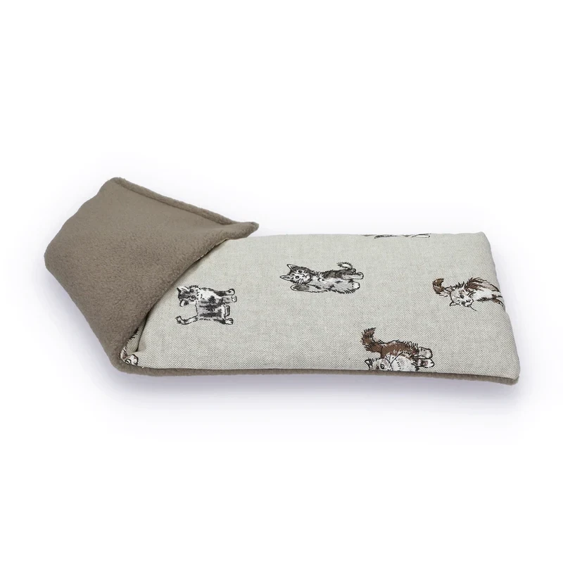 WBC | Lavender Scented Duo Fabric Wheat Bag - Shabby Cats