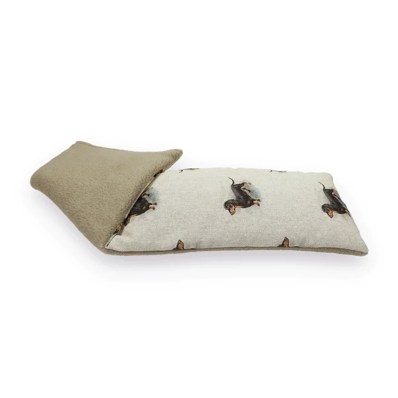 WBC | Duo Fabric Wheat Bag - Dachshund Print