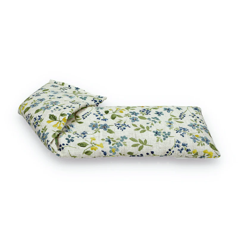 WBC | Lavender Scented Cotton Wheat Bag - Wildflowers Blue