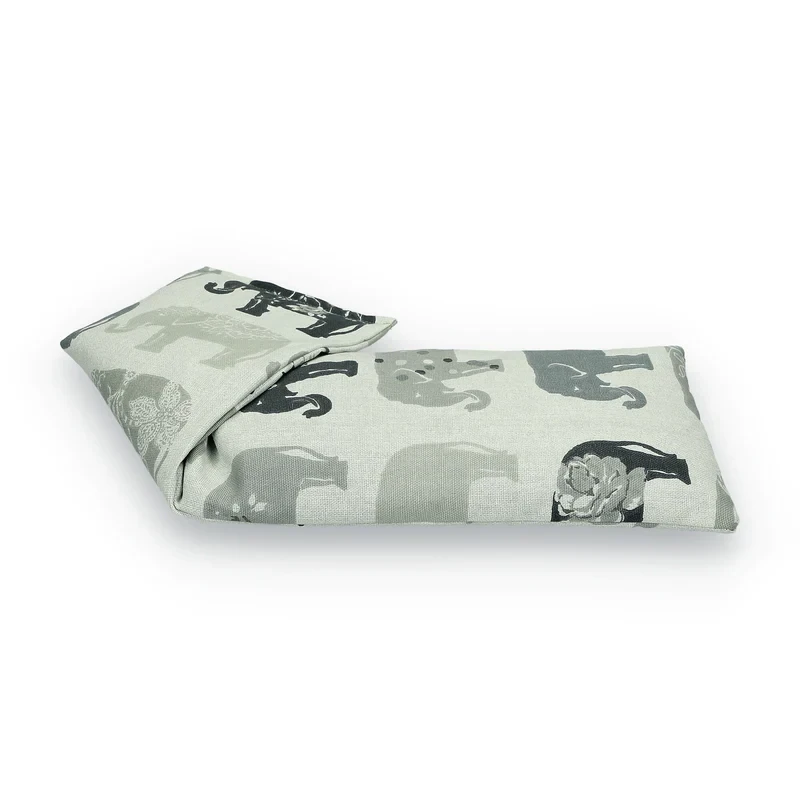 WBC | Lavender Scented Cotton Wheat Bag - Elephants