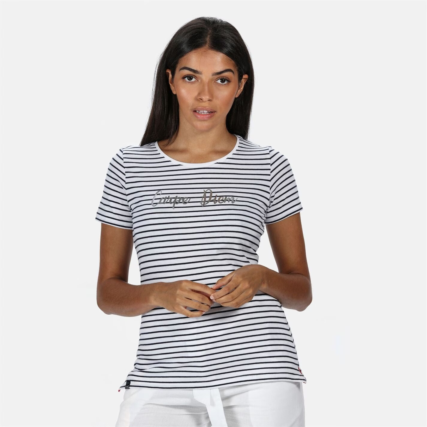 Women's Navy Olwyn T-Shirt, Size: Size 10