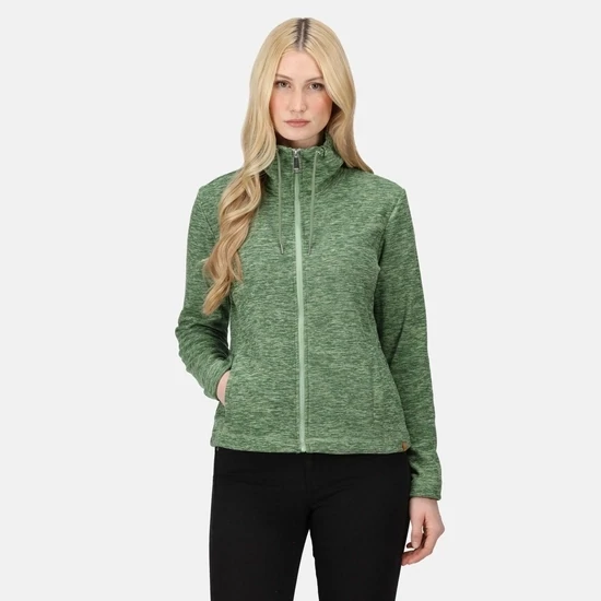 Women's Basil Marl Kizmitt Full Zip Jumper
