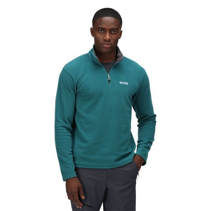 Men's Pacific Green Thompson Half Zip Fleece