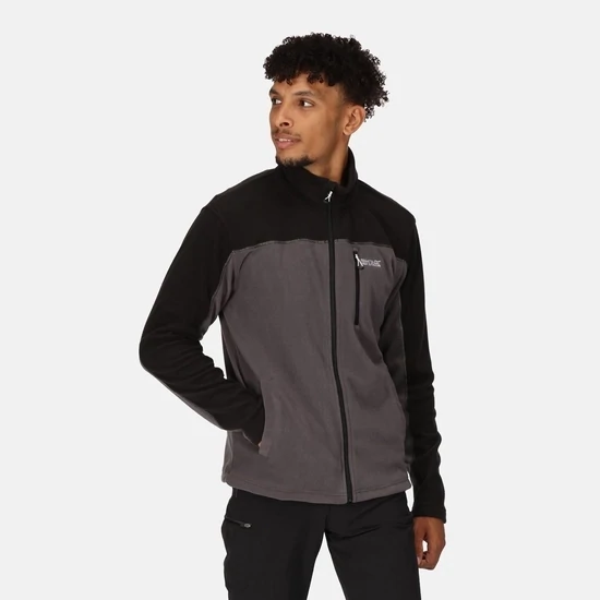 Men's India Grey Fellard Lightweight Full Zip Fleece