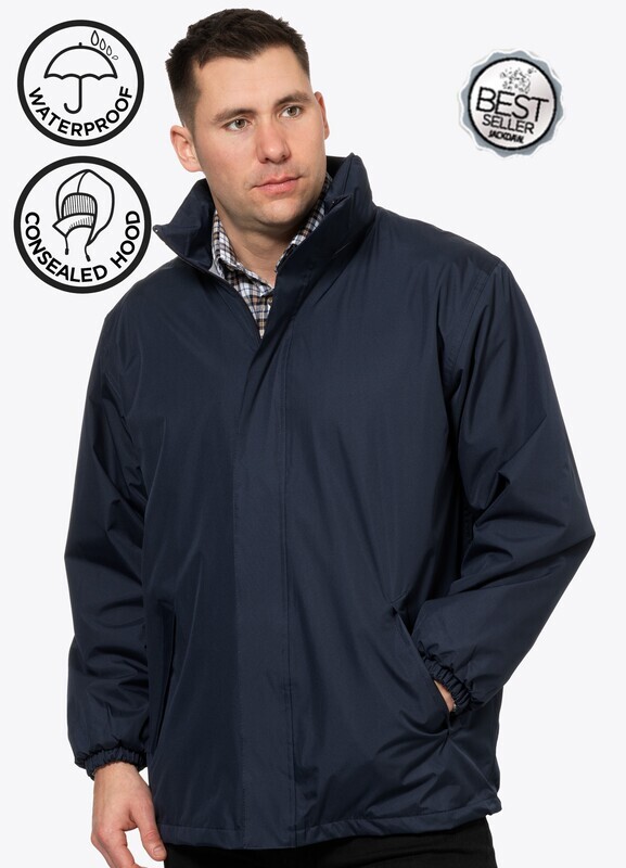 Men's Navy Kent Waterproof Coat