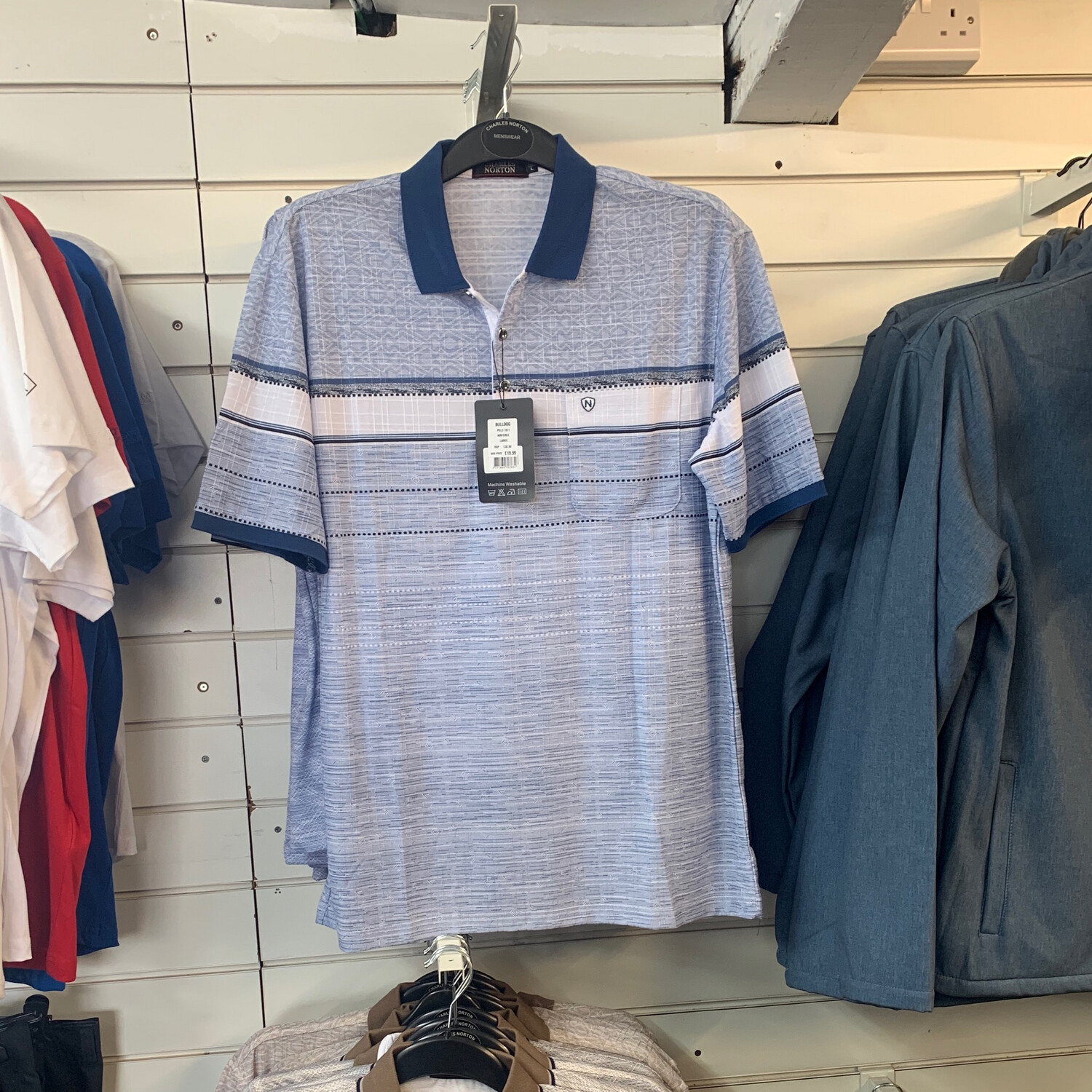 Men's Airforce Blue Polo Shirt