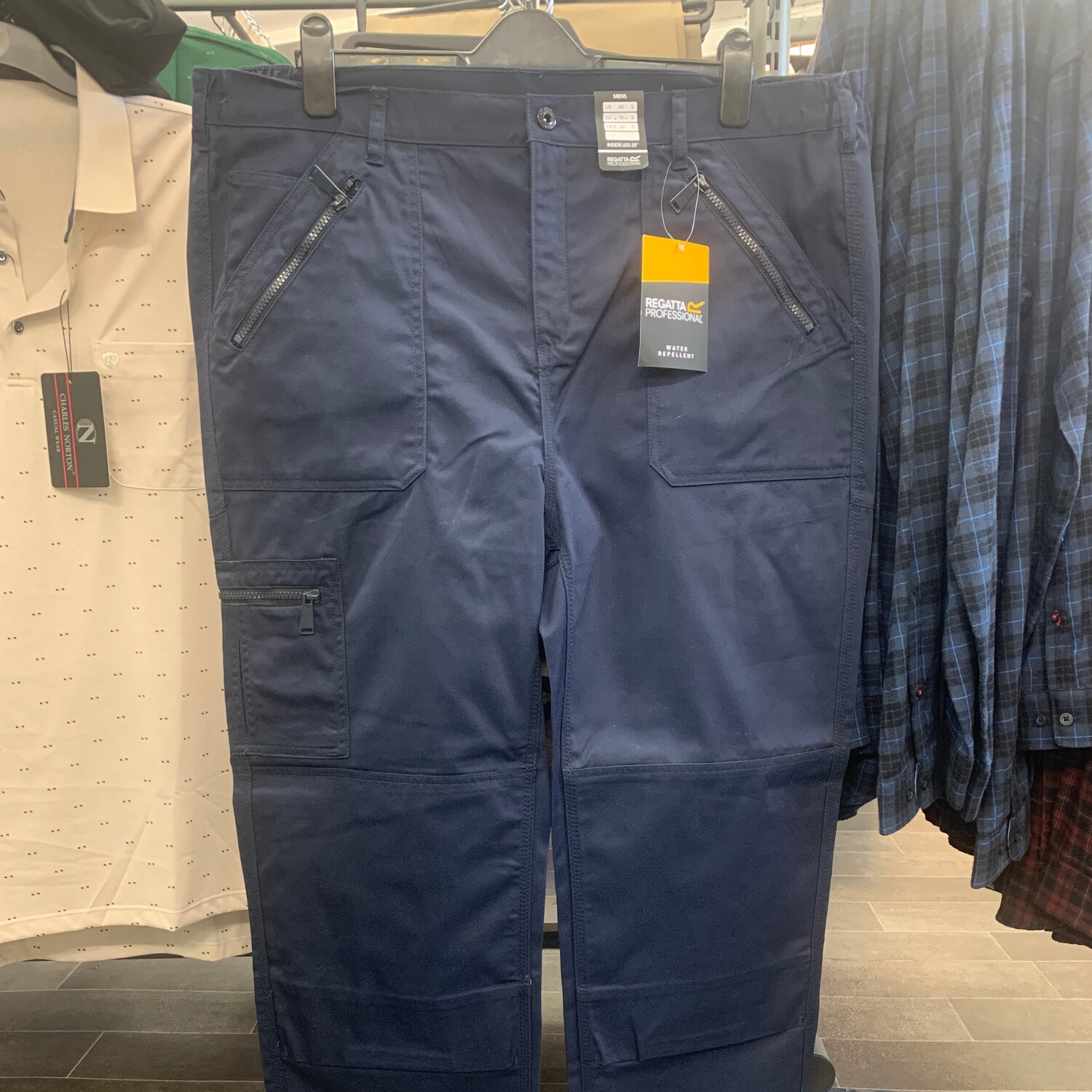 Men's Navy Pro Action Trousers, Size: Waist: 44" | Inside Leg: XS