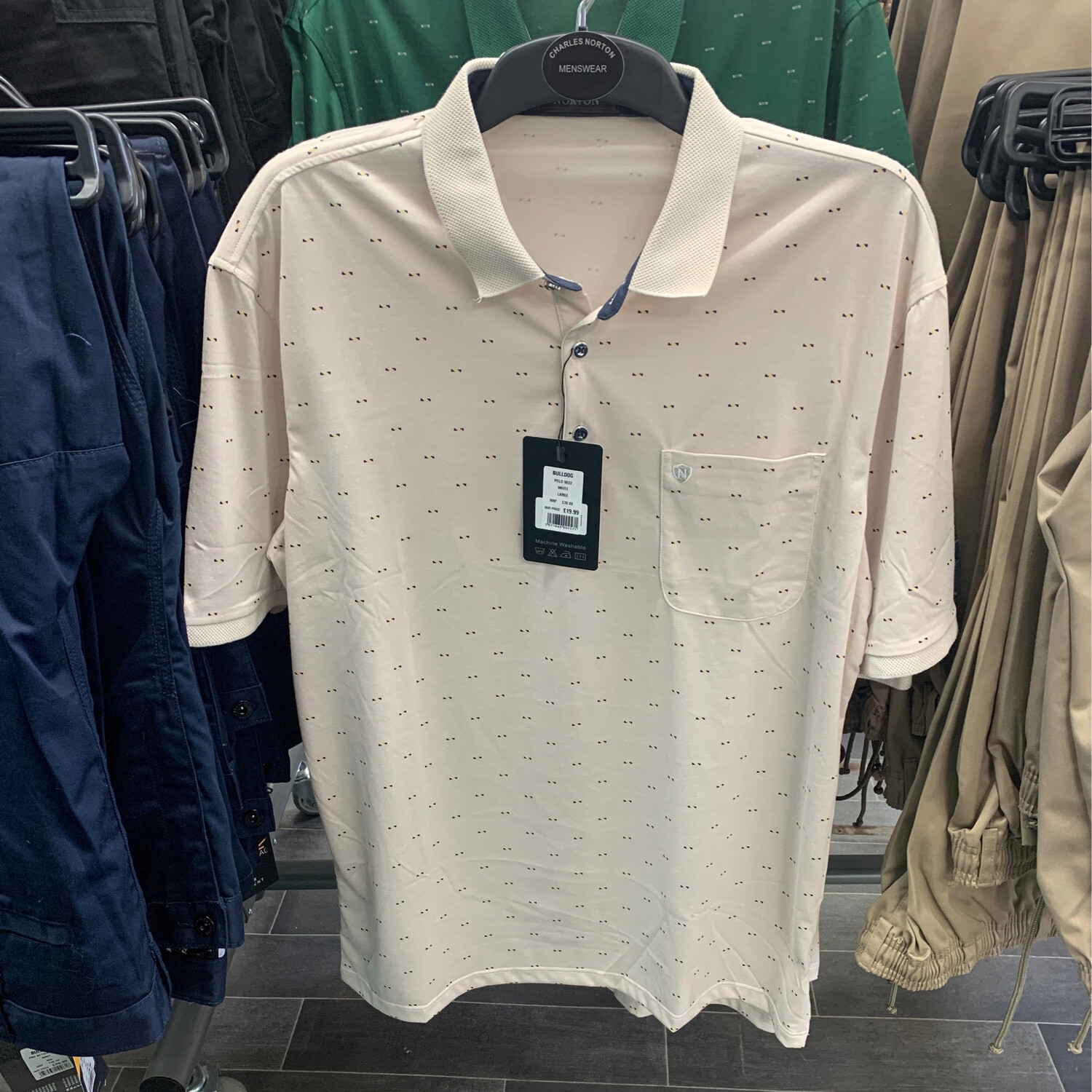 Men's White Polo Shirt
