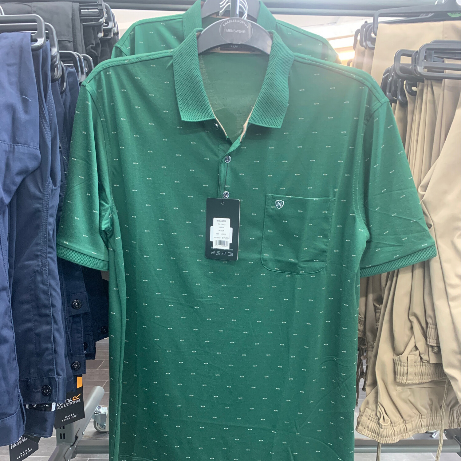 Men's Green Polo Shirt