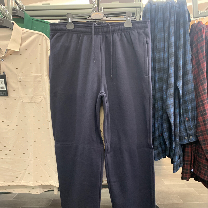 Men's Navy Open Jogger Trousers