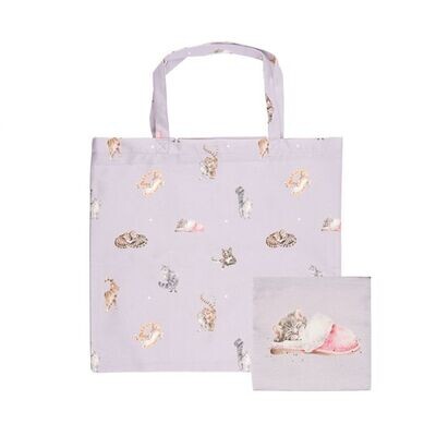 Wrendale Designs | 'The Snuggle is Real' Cat Foldable Shopper Bag