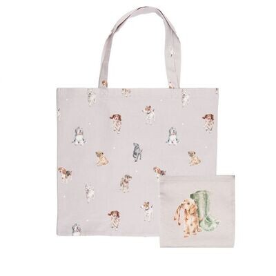 Wrendale Designs | 'A Dog's Life' Cat Foldable Shopper Bag