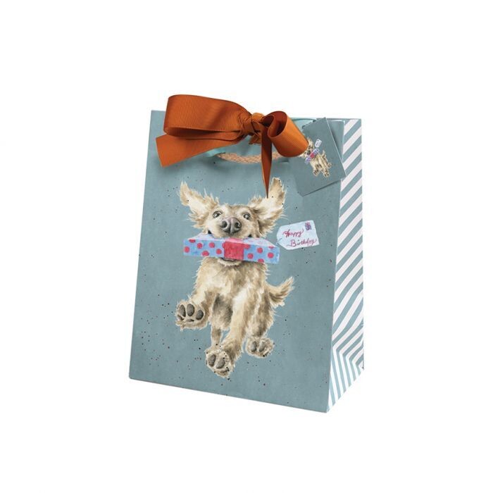 Wrendale Designs | 'Special Delivery' Golden Retriever Medium Gift Bag