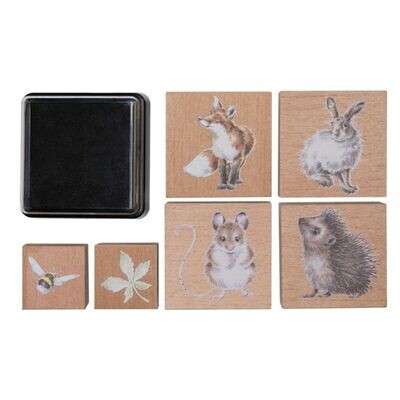 Wrendale Designs | 'The Country Set' Country Animal Ink Stamp Set