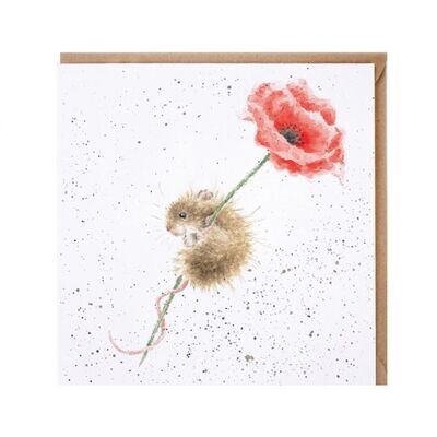 Wrendale Designs | 'Poppy' Mouse Card