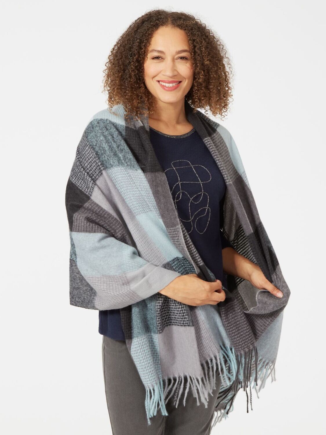 Women's Tigi Check Flannel Scarf