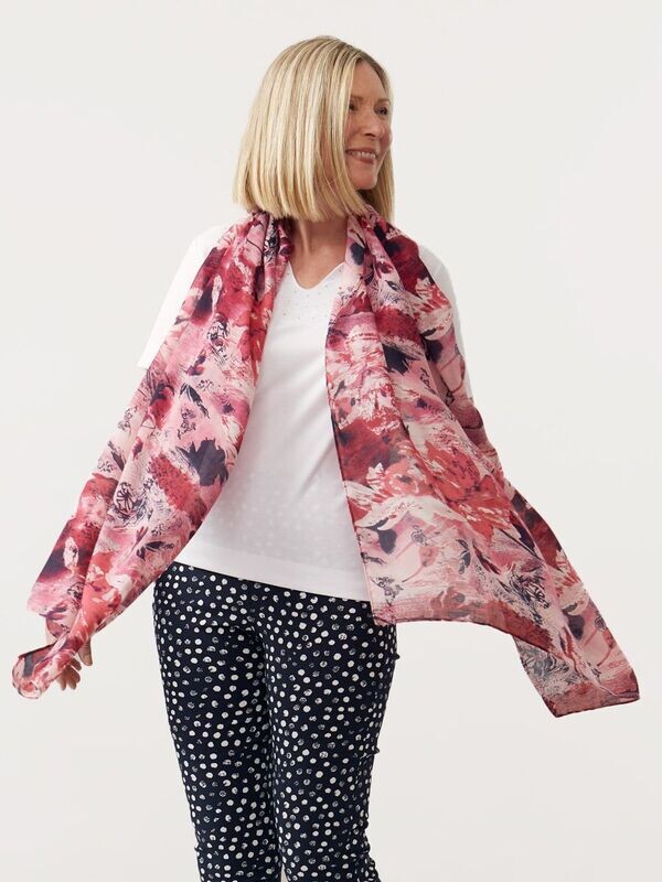 Women's Tigi Flora Abstract Print Scarf