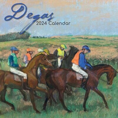 2024 Square Wall Calendar - Degas