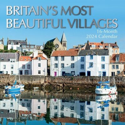 2024 Square Wall Calendar - Britain's Most Beautiful Villages