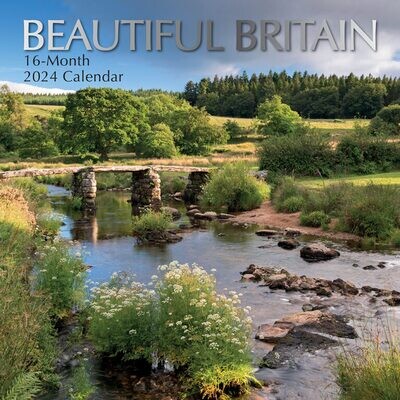 2024 Square Wall Calendar - Beautiful Britain