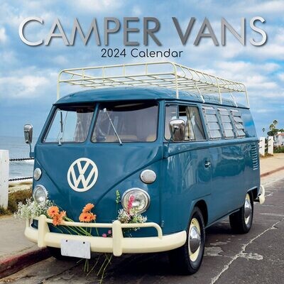 2024 Square Wall Calendar - Camper Vans