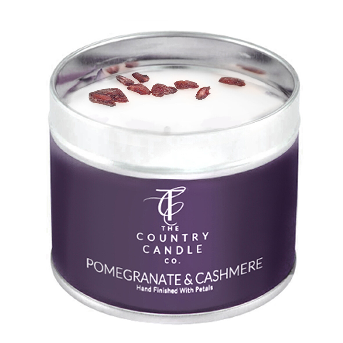 Country Candles Pomegranate & Cashmere Tin Candle