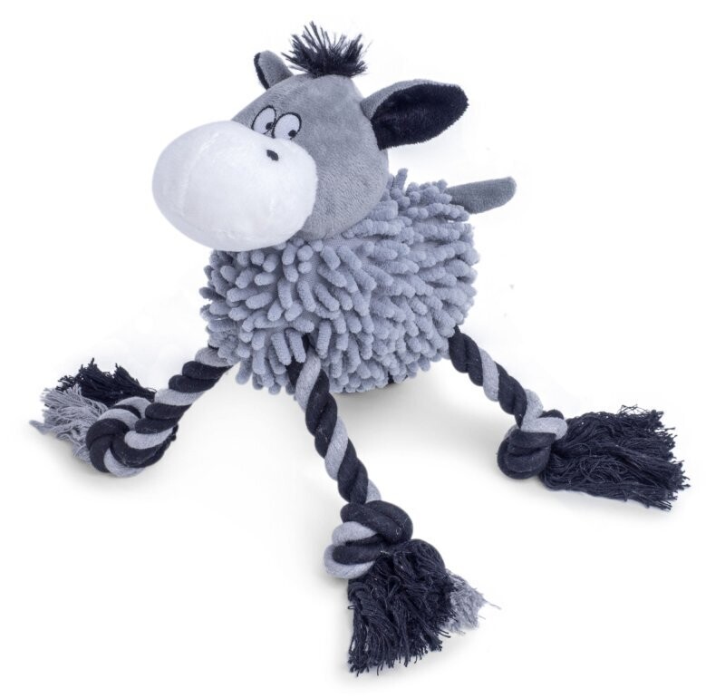 Petface | Buddies Noodle Donkey Plush Dog Toy