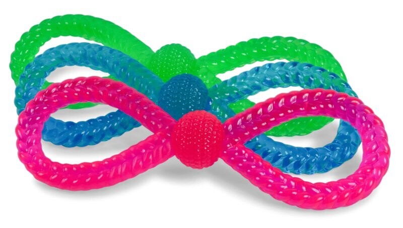 Petface | Toyz Twist Tugger Rubber Dog Toy