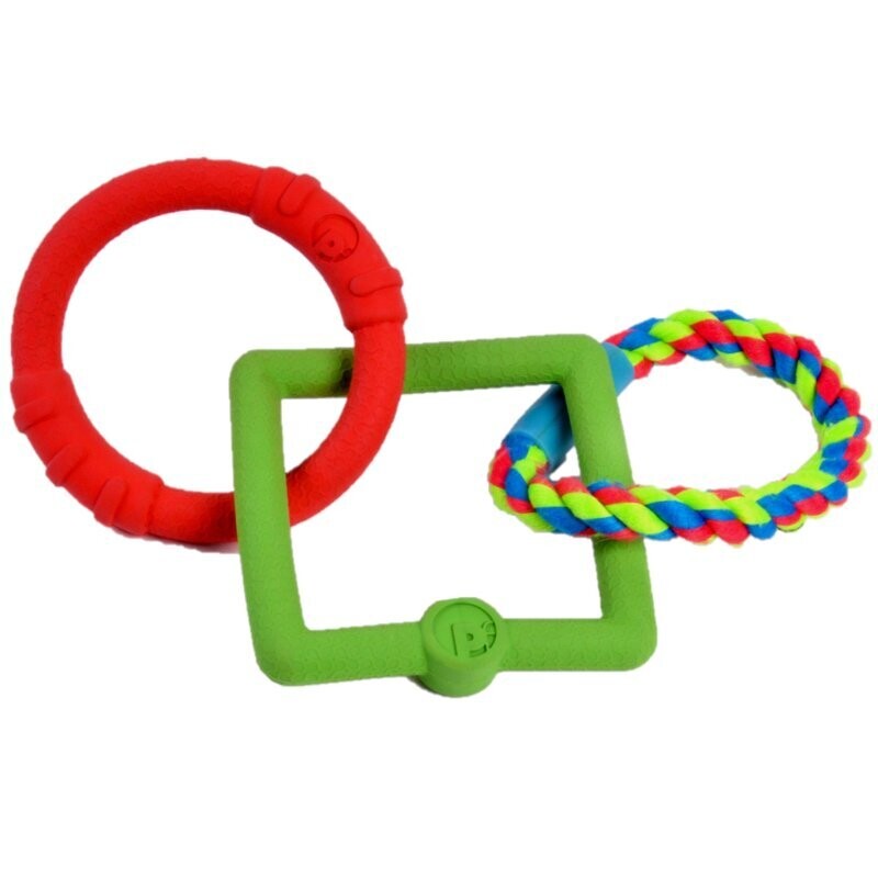 Petface | Toyz Triple Tug Ring Dog Toy