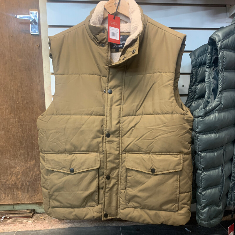 Men's Tan Logan Padded Gilet