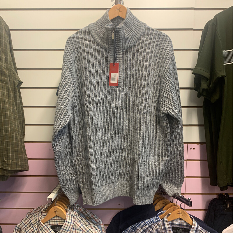 Men's Grey Mateo 1/4 Zip Jumper