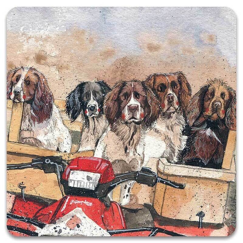 Alex Clark | Working Spaniels Fridge Magnet